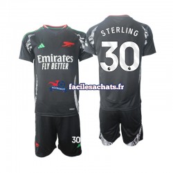 Maillot Arsenal Sterling 30 2024-2025 Extérieur Enfant MC