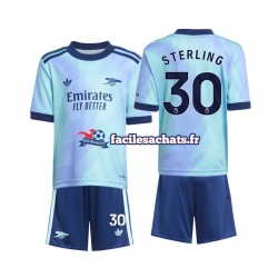 Maillot Arsenal Sterling 30 2024-2025 3ème Enfant MC
