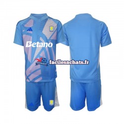Maillot Aston Villa 2024-2025 Gardien Bleu 3ème Enfant MC
