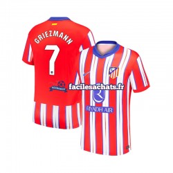 Maillot Atlético Madrid Antoine Griezmann 7 2024-2025 Domicile Homme MC