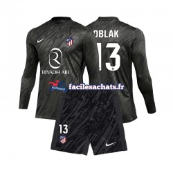 Maillot Atlético Madrid Jan Oblak 13 2024-2025 Gardien Domicile Enfant ML
