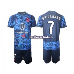 Maillot Atlético Madrid Griezmann 7 2024-2025 3ème Enfant MC