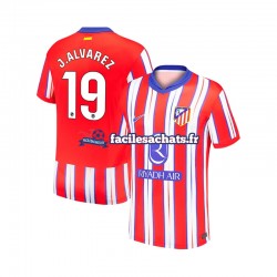 Maillot Atlético Madrid Julian Alvarez 19 2024-2025 Domicile Homme MC Maillot Atlético Madrid Julian Alvarez 19 2024-2025 Domicile Homme MC