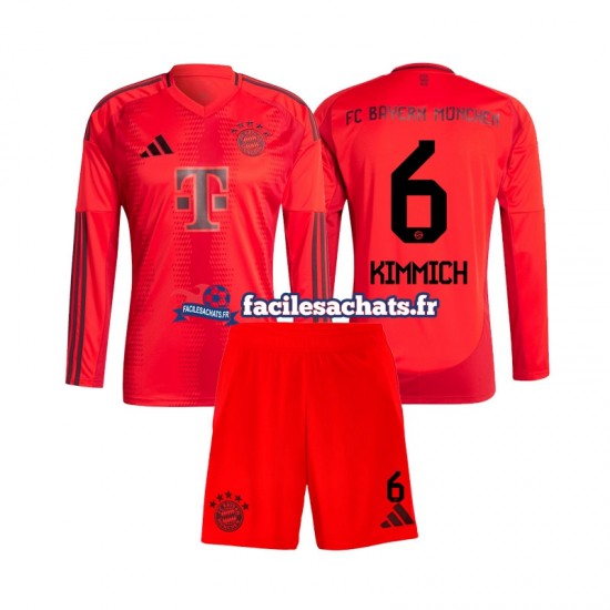 Maillot Bayern Munich Joshua Kimmich 6 2024-2025 Domicile Enfant ML