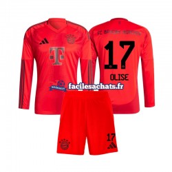 Maillot Bayern Munich Michael Olise 17 2024-2025 Domicile Enfant ML