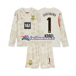 Maillot Borussia Dortmund Gregor Kobel 1 2024-2025 Gardien Domicile Enfant ML