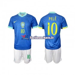 Maillot Brésil PELE 10 2024 Extérieur Enfant MC Maillot Brésil PELE 10 2024 Extérieur Enfant MC