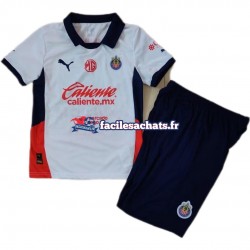 Maillot Deportivo Guadalajara 2024-2025 Extérieur Enfant MC