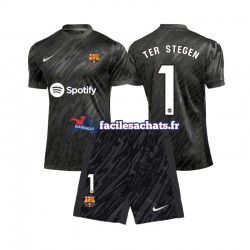Maillot FC Barcelone Ter Stegen 1 2024-2025 Gardien 3ème Enfant MC