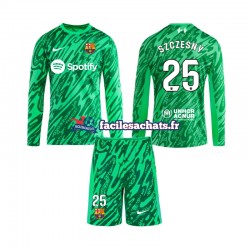 Maillot FC Barcelone Wojciech Szczesny 25 2024-2025 Gardien Domicile Enfant ML