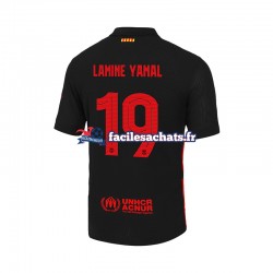 Maillot FC Barcelone LAMINE YAMAL 19 UCL Font 2024-2025 Extérieur Homme MC