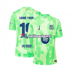 Maillot FC Barcelone LAMINE YAMAL 19 UCL Font 2024-2025 3ème Homme MC