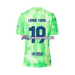 Maillot FC Barcelone LAMINE YAMAL 19 UCL Font 2024-2025 3ème Homme MC
