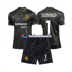 Maillot Inter Milan Yann Sommer 1 2024-2025 Gardien 3ème Enfant MC