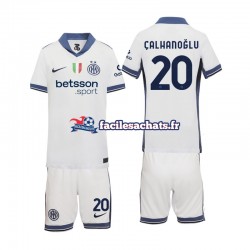 Maillot Inter Milan Hakan Calhanoglu 20 2024-2025 Extérieur Enfant MC