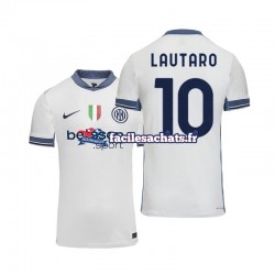 Maillot Inter Milan Lautaro 10 2024-2025 Extérieur Homme MC