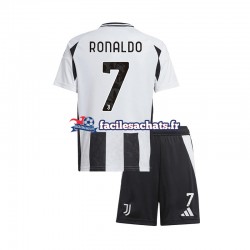 Maillot Juventus Cristiano Ronaldo 7 2024-2025 Domicile Enfant MC