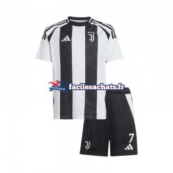 Maillot Juventus Cristiano Ronaldo 7 2024-2025 Domicile Enfant MC