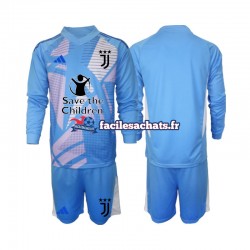 Maillot Juventus 2024-2025 Gardien Bleu Domicile Enfant ML