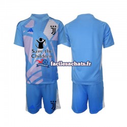 Maillot Juventus 2024-2025 Gardien Bleu Domicile Enfant MC