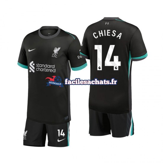 Maillot Liverpool Chiesa 14 2024-2025 Extérieur Enfant MC