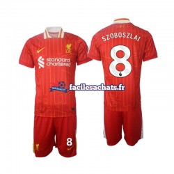 Maillot Liverpool Szoboszlai 8 2024-2025 Domicile Enfant MC