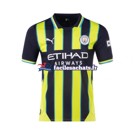 Maillot Manchester City 2024-2025 Extérieur Homme MC