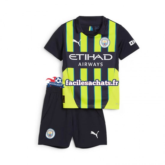 Maillot Manchester City 2024-2025 Extérieur Enfant MC