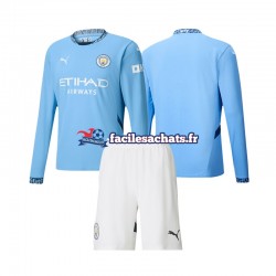 Maillot Manchester City 2024-2025 Domicile Enfant ML