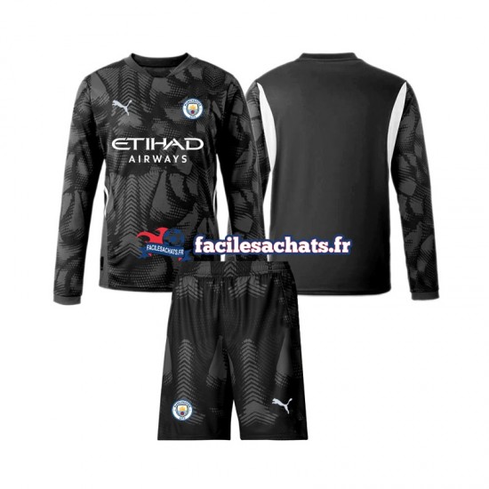 Maillot Manchester City 2024-2025 Gardien 4ème Enfant ML