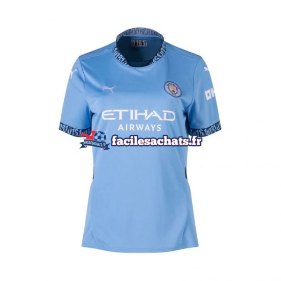 Maillot Manchester City 2024-2025 Domicile Femme MC