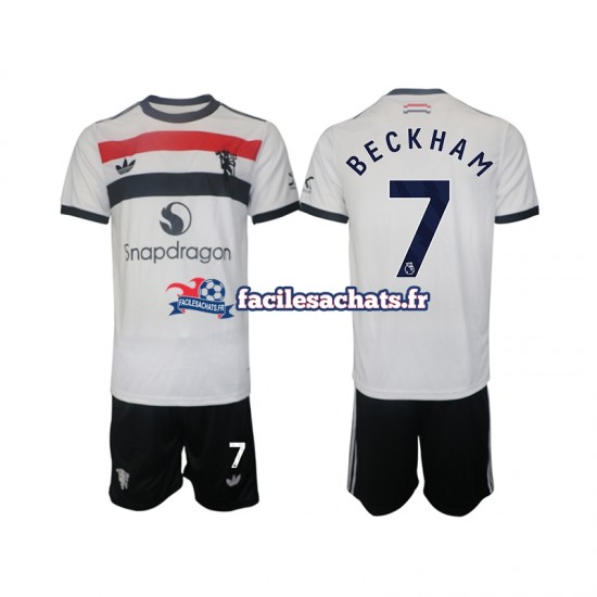 Maillot Manchester United Beckham 7 2024-2025 3ème Enfant MC