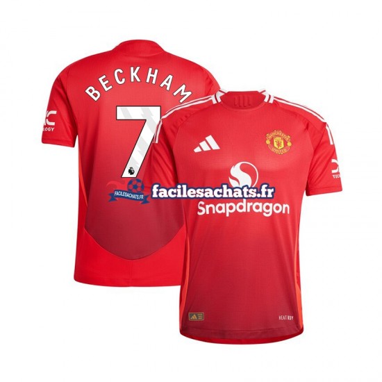 Maillot Manchester United Beckham 7 2024-2025 Domicile Homme MC