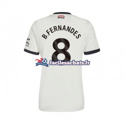Maillot Manchester United Bruno Fernandes 8 2024-2025 3ème Homme MC