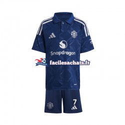 Maillot Manchester United Cristiano Ronaldo 7 2024-2025 Extérieur Enfant MC