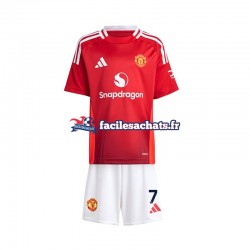 Maillot Manchester United Cristiano Ronaldo 7 2024-2025 Domicile Enfant MC