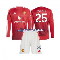 Maillot Manchester United Manuel Ugarte 25 2024-2025 Domicile Enfant ML