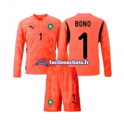 Maillot Maroc Yassine Bounou 1 2024 Gardien Domicile Enfant ML