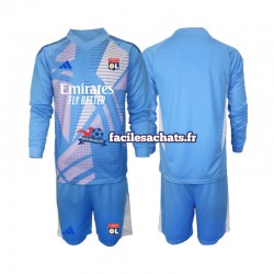 Maillot Olympique Lyonnais 2024-2025 Gardien Bleu 3ème Enfant ML