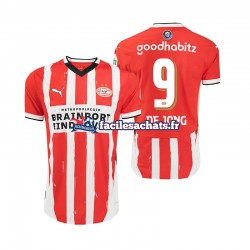 Maillot PSV Eindhoven DE JONG 9 2024-2025 Domicile Homme MC