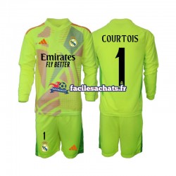 Maillot Real Madrid COURTOIS 1 2024-2025 Gardien 4ème Enfant ML