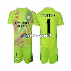 Maillot Real Madrid COURTOIS 1 2024-2025 Gardien 4ème Enfant MC