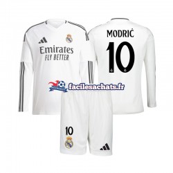 Maillot Real Madrid Luka Modric 10 2024-2025 Domicile Enfant ML