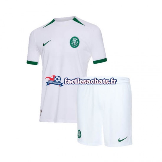 Maillot Sporting CP 2024-2025 Extérieur Enfant MC