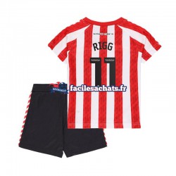 Maillot Sunderland Chris Rigg 11 2024-2025 Domicile Enfant MC