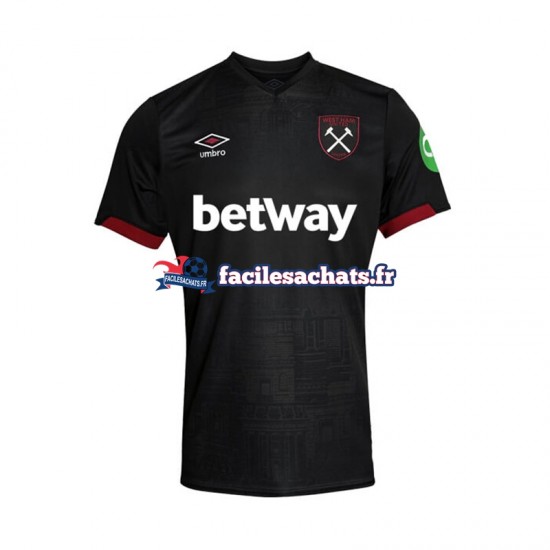 Maillot West Ham United 2024-2025 Extérieur Homme MC