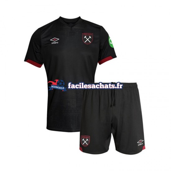 Maillot West Ham United 2024-2025 Extérieur Enfant MC